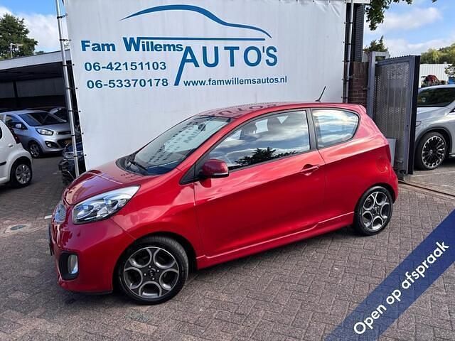 Rood, metallic lak Gebruikt 2012 Kia Picanto Comfort Hatchback | € 4.994 (Eerlijke prijs) - Afbeelding 1/4