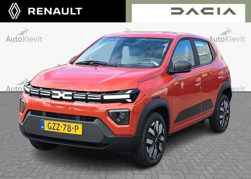 Rood Nieuw 2025 Dacia Spring Expression Hatchback | € 15.450 - Afbeelding 1/3