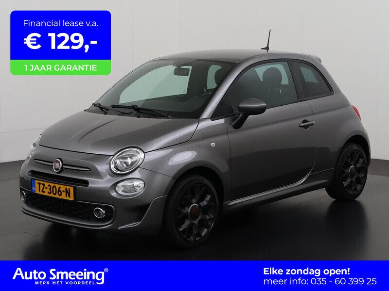 Grijs Gebruikt 2018 Fiat 500 Hatchback | € 9.945 (Eerlijke prijs) - Afbeelding 1/4