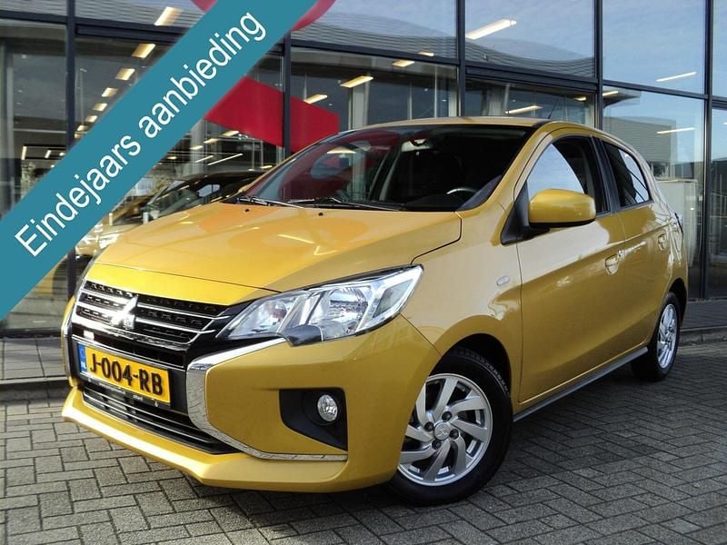 Geel Gebruikt 2020 Mitsubishi Space Star Active Hatchback | € 11.445 (Eerlijke prijs) - Afbeelding 1/4