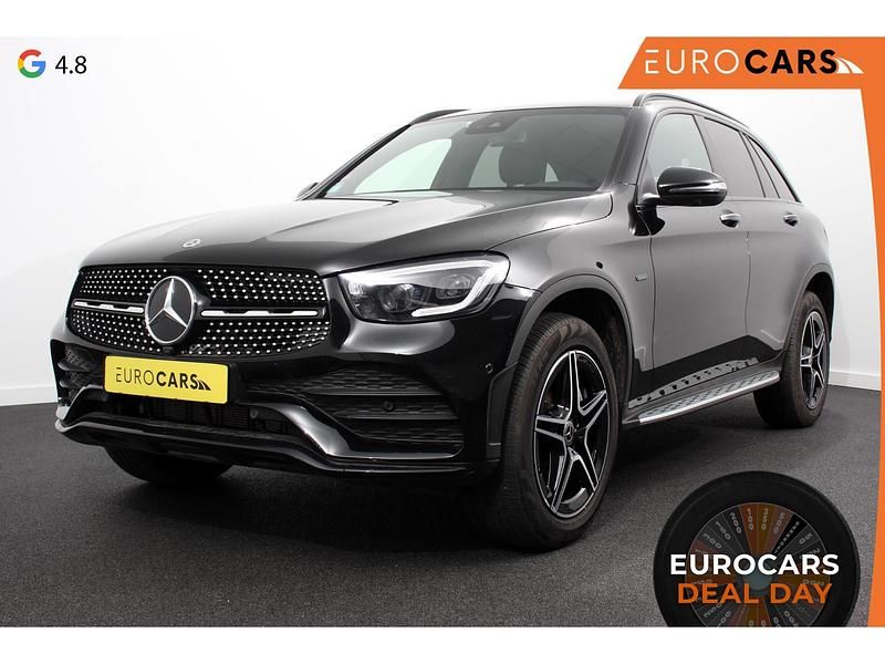 Zwart Gebruikt 2021 Mercedes GLC300 AMG line SUV | € 42.890 (Super prijs) - Afbeelding 1/4