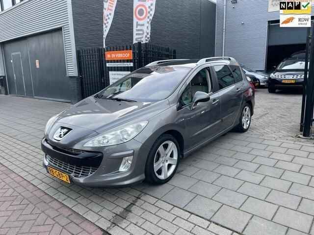 Grijs, metallic lak Occasion 2008 Peugeot 308 Hatchback | € 2.999 (Eerlijke prijs) - Afbeelding 1/4