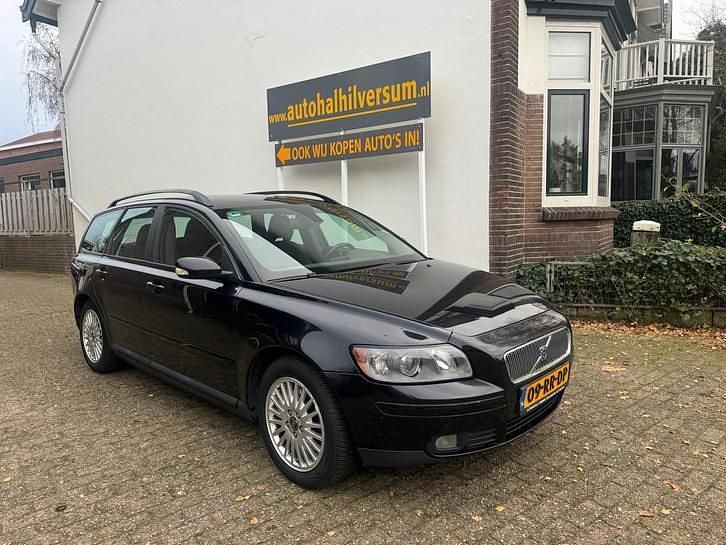 Zwart Gebruikt 2005 Volvo V50 Momentum Stationwagen | € 999 (Super prijs) - Afbeelding 1/4