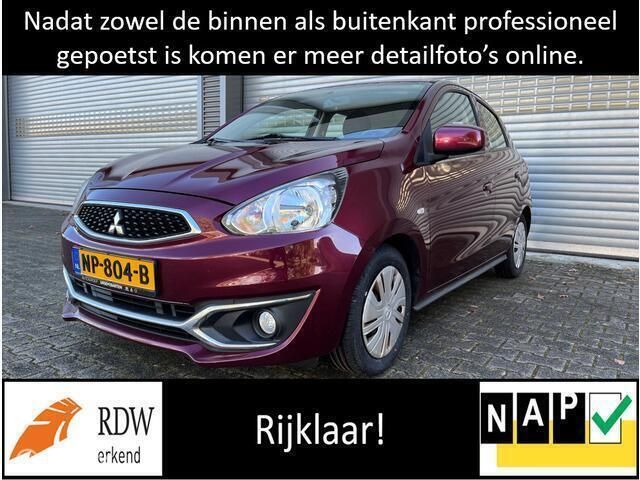 Rood, metallic lak Gebruikt 2017 Mitsubishi Space Star Hatchback | € 7.995 (Eerlijke prijs) - Afbeelding 1/4
