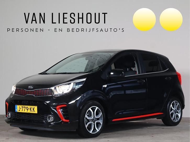 Zwart, metallic lak Occasion 2020 Kia Picanto GT-Line Hatchback | € 12.900 (Eerlijke prijs) - Afbeelding 1/4