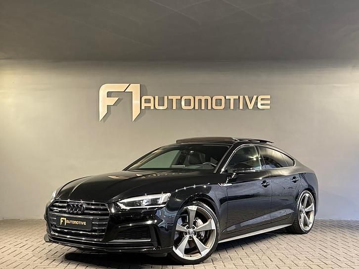 Occasion Audi A5 Sportback Design 252 PK (185 kW) 2018 Zwart Hatchback