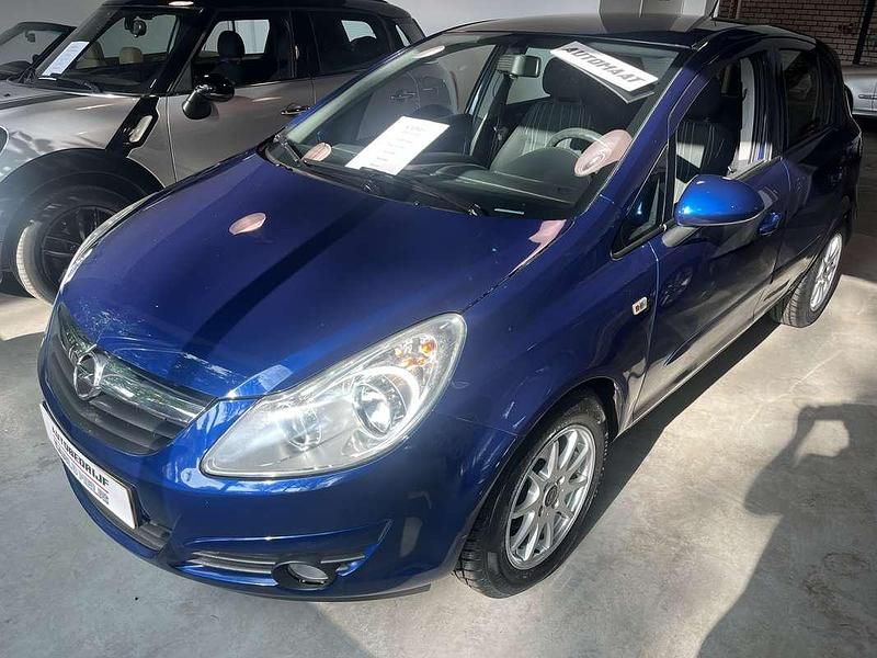 Blauw Gebruikt 2007 Opel Corsa Enjoy MPV | € 5.750 (Eerlijke prijs) - Afbeelding 1/4