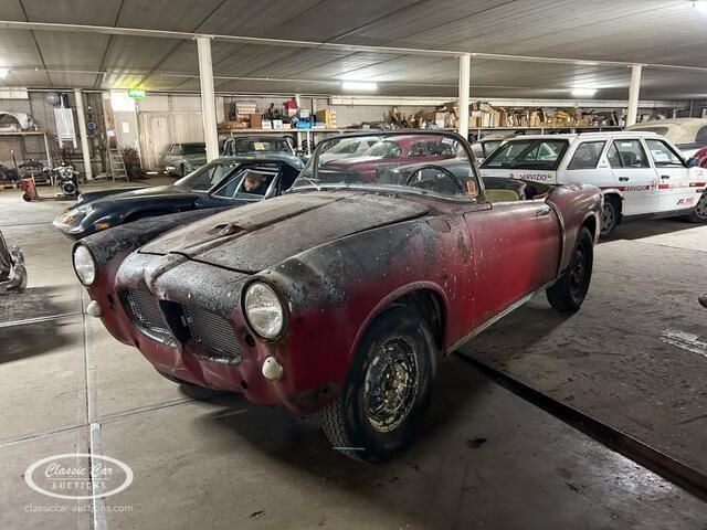 Rood Gebruikt 1958 Fiat 1200 Cabriolet | € 11.000 - Afbeelding 1/4