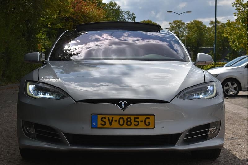Occasion Tesla Model S 350 kW (476 PK) 2018 Grijs Hatchback