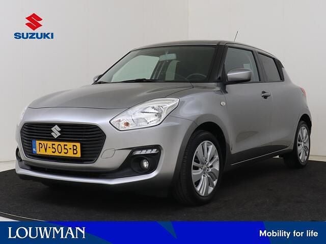 Grijs Gebruikt 2017 Suzuki Swift Hatchback | € 12.450 (Eerlijke prijs) - Afbeelding 1/4