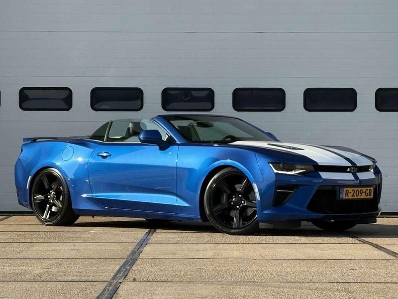 Blauw, metallic lak Gebruikt 2017 Chevrolet Camaro SS Cabriolet | € 49.500 - Afbeelding 1/4