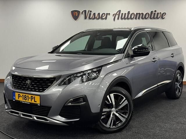Grijs Occasion 2018 Peugeot 5008 GT-line MPV | € 14.450 (Eerlijke prijs) - Afbeelding 1/4