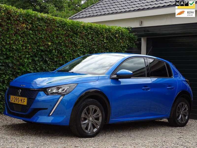 Blauw Gebruikt 2020 Peugeot e-208 Allure Hatchback | € 14.950 (Super prijs) - Afbeelding 1/4