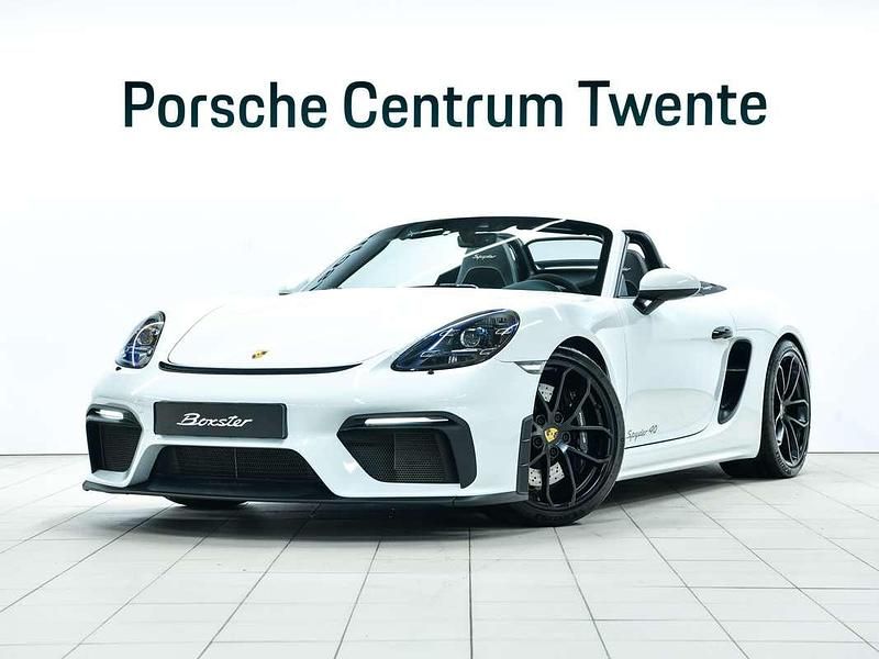 Wit, metallic lak Gebruikt 2022 Porsche 718 Boxster Cabriolet | € 149.900 - Afbeelding 1/4