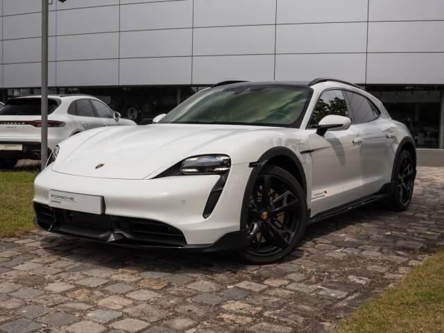 Wit Gebruikt 2024 Porsche Taycan Turbo Cross Turismo Sedan | € 131.639 - Afbeelding 1/4