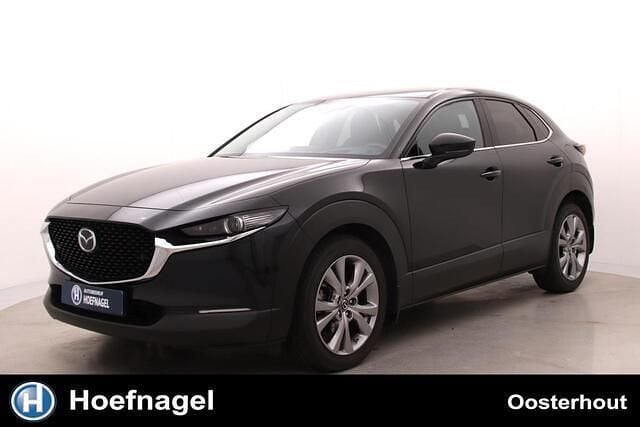 Zwart (metallic) Gebruikt 2020 Mazda CX-30 Luxury SUV | € 19.900 (Goede deal) - Afbeelding 1/4