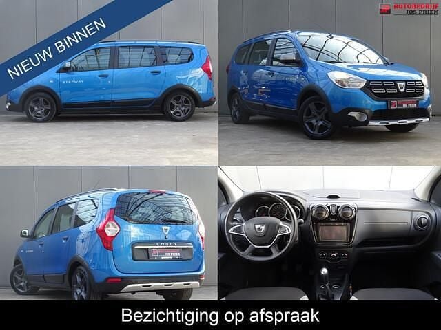 Blauw Occasion 2017 Dacia Lodgy Stepway MPV | € 13.900 (Iets duurder) - Afbeelding 1/4