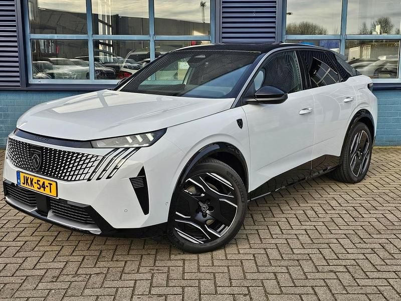 Wit Nieuw 2025 Peugeot e-3008 Dual Motor SUV | € 56.900 - Afbeelding 1/4
