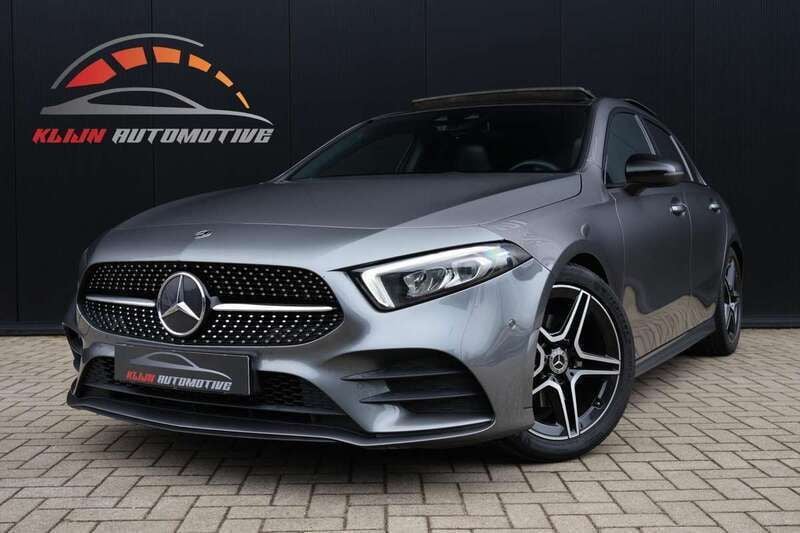 Grijs Gebruikt 2019 Mercedes A200 Premium Hatchback | € 22.450 (Eerlijke prijs) - Afbeelding 1/4