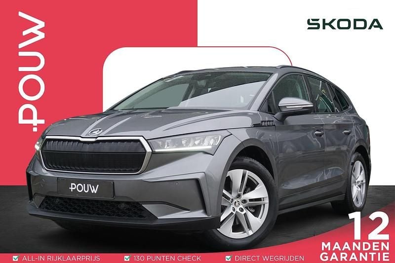 Grijs Gebruikt 2022 Skoda Enyaq iV SUV | € 26.950 (Goede deal) - Afbeelding 1/4