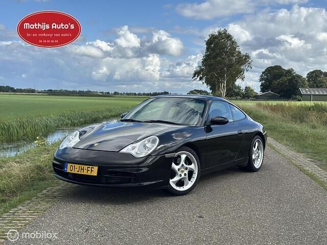 Zwart Gebruikt 1998 Porsche 911 Carrera Cabriolet | € 22.950 (Eerlijke prijs) - Afbeelding 1/4