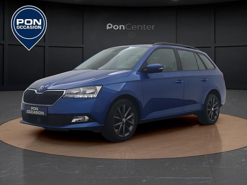 Blauw, metallic lak Gebruikt 2019 Skoda Fabia Business Line Stationwagen | € 12.450 (Eerlijke prijs) - Afbeelding 1/3