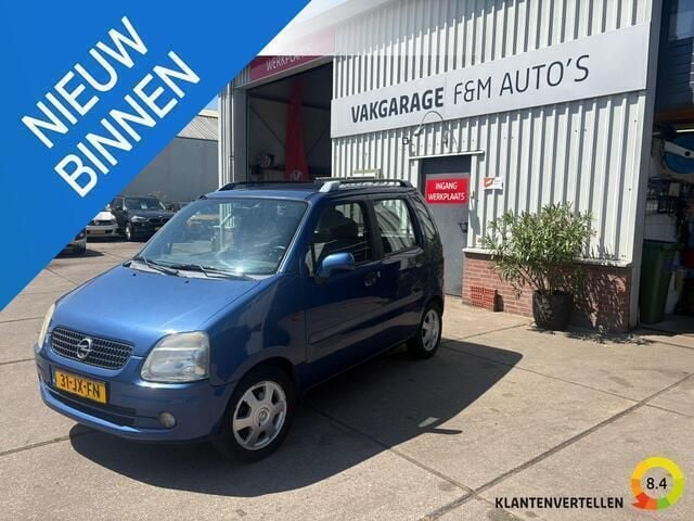 Blauw Gebruikt 2002 Opel Agila Elegance Hatchback | € 850 (Eerlijke prijs) - Afbeelding 1/4