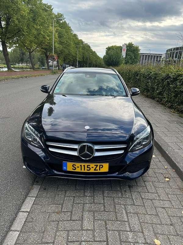 Occasion Mercedes C220 Prestige 170 PK (125 kW) 2015 Blauw Stationwagen