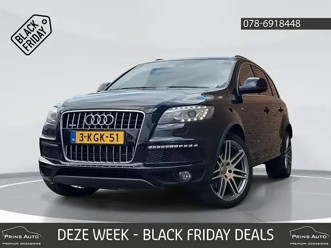 Zwart (metallic) Gebruikt 2013 Audi Q7 Proline SUV | € 19.995 (Super prijs) - Afbeelding 1/4