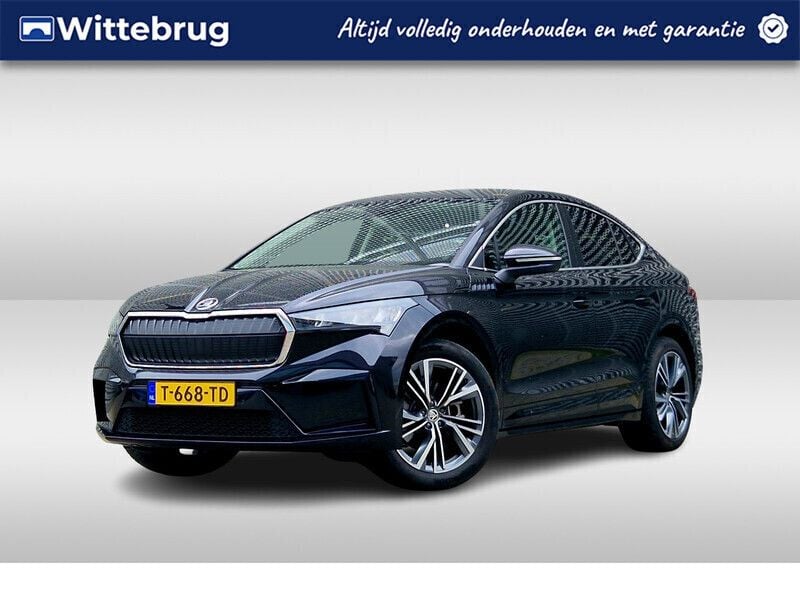Zwart Gebruikt 2023 Skoda Enyaq iV Business Line SUV | € 38.950 (Eerlijke prijs) - Afbeelding 1/4