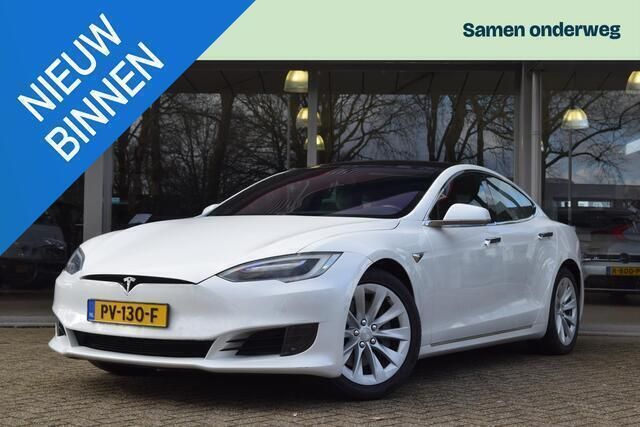Wit Gebruikt 2017 Tesla Model S Sedan | € 24.495 (Eerlijke prijs) - Afbeelding 1/4