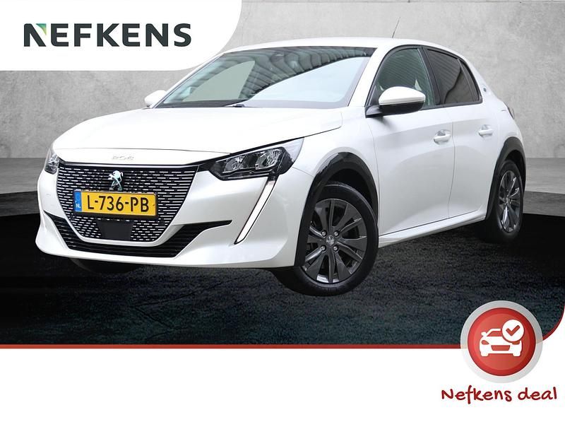 Wit Gebruikt 2021 Peugeot e-208 Allure Hatchback | € 15.625 (Eerlijke prijs) - Afbeelding 1/4