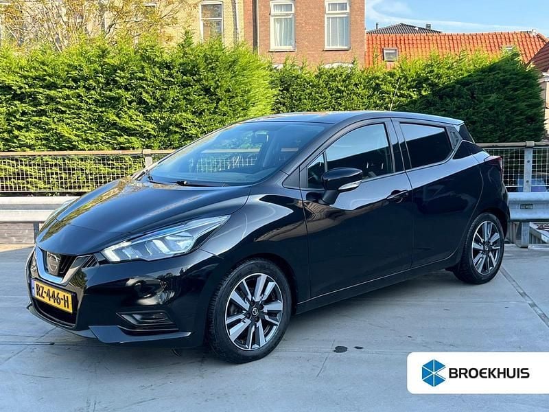 Zwart Gebruikt 2018 Nissan Micra Acenta Hatchback | € 11.490 (Eerlijke prijs) - Afbeelding 1/4