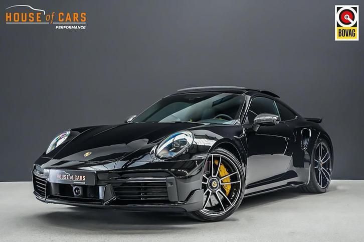 Zwart Gebruikt 2022 Porsche 911 Turbo S Sport Coupé | € 269.995 (Eerlijke prijs) - Afbeelding 1/4