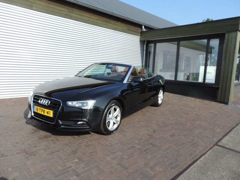 Zwart Gebruikt 2014 Audi A5 Cabriolet Cabriolet | € 15.950 (Super prijs) - Afbeelding 1/4