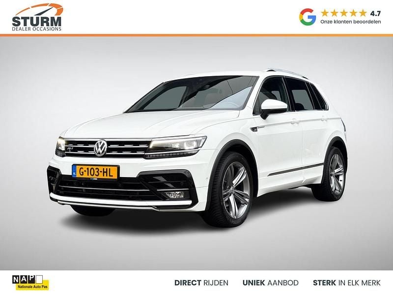 Wit Gebruikt 2019 VW Tiguan Highline SUV | € 27.989 (Eerlijke prijs) - Afbeelding 1/4
