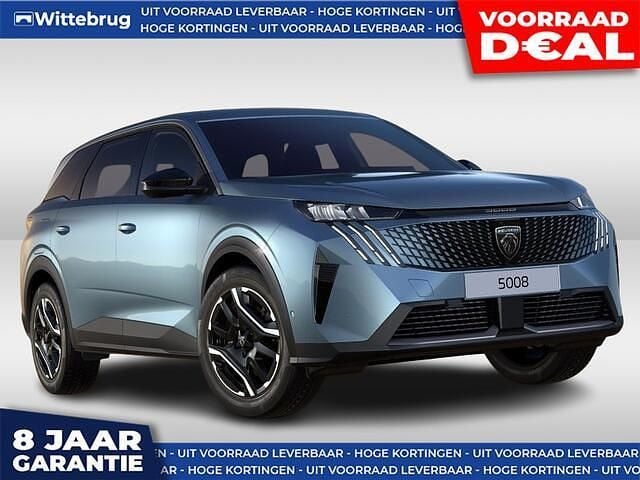 Blauw Nieuw 2025 Peugeot 5008 Allure SUV | € 46.888 (Super prijs) - Afbeelding 1/4