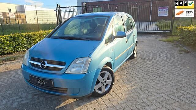 Blauw Gebruikt 2003 Opel Meriva Enjoy MPV | € 1.999 (Eerlijke prijs) - Afbeelding 1/4