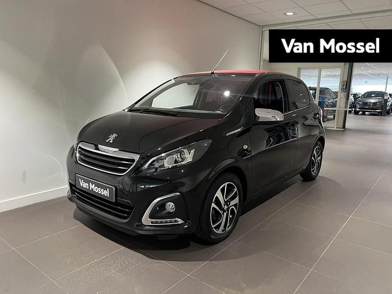 Zwart Gebruikt 2020 Peugeot 108 Allure Hatchback | € 11.940 (Iets duurder) - Afbeelding 1/3