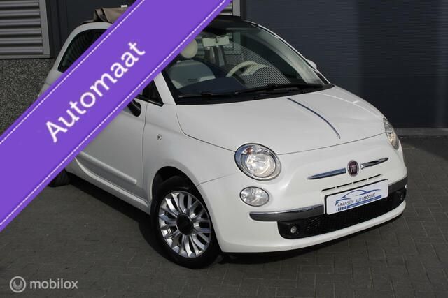 Wit Gebruikt 2014 Fiat 500C Lounge Cabriolet | € 6.499 (Goede deal) - Afbeelding 1/4