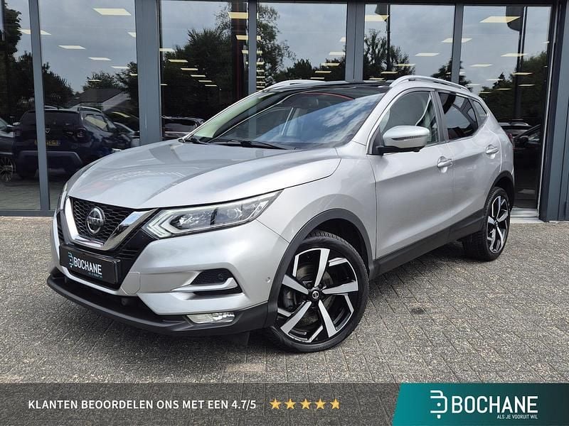 Grijs Gebruikt 2019 Nissan Qashqai Tekna SUV | € 19.745 (Eerlijke prijs) - Afbeelding 1/4