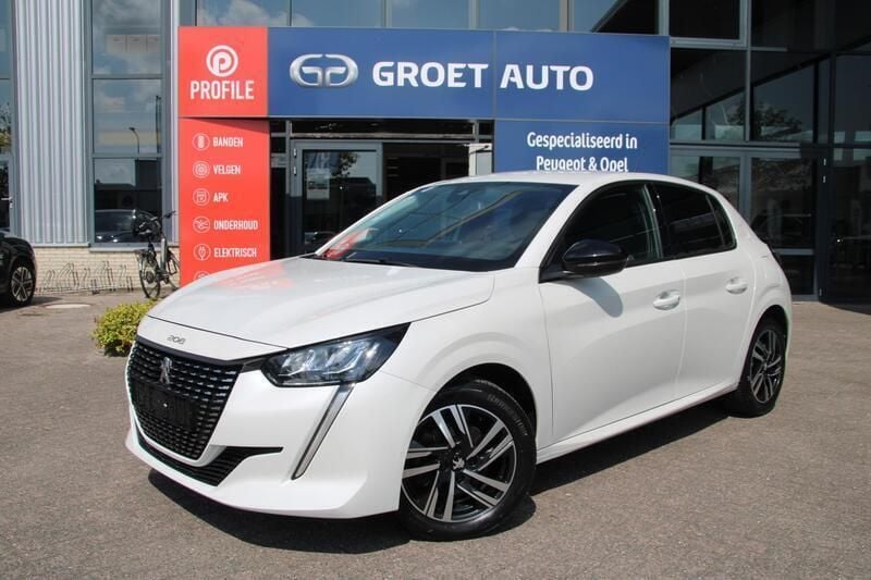 Wit Gebruikt 2022 Peugeot 208 Allure Hatchback | € 18.550 (Eerlijke prijs) - Afbeelding 1/4