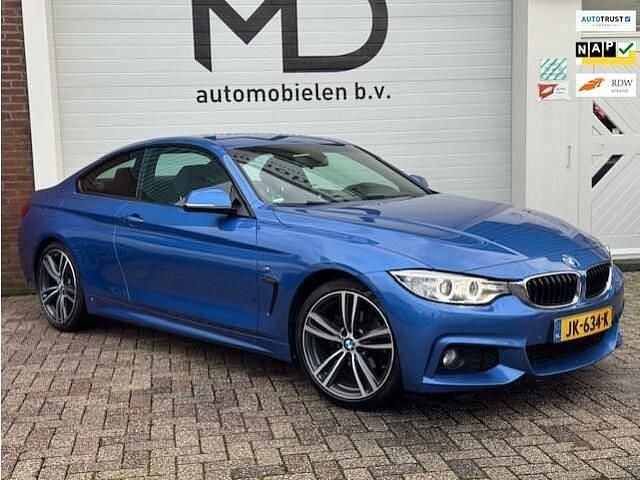 Blauw (metallic) Occasion 2016 BMW 420 M Sport Coupé | € 15.950 (Eerlijke prijs) - Afbeelding 1/4