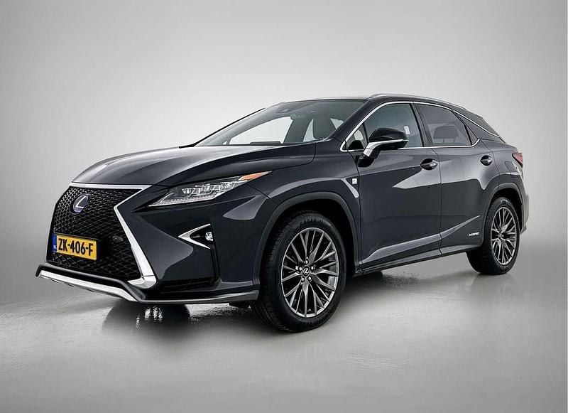 Zwart Gebruikt 2019 Lexus RX450h Sport Line SUV | € 49.990 (Eerlijke prijs) - Afbeelding 1/4