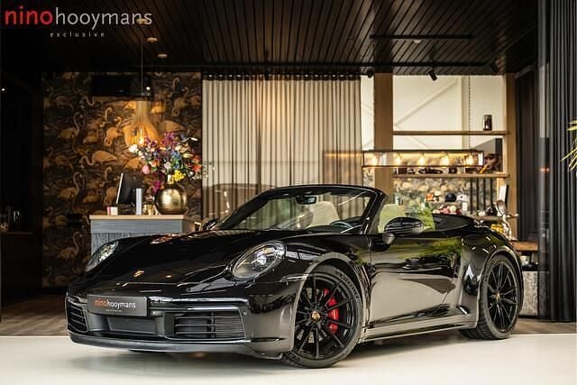 Zwart Gebruikt 2020 Porsche 911 Carrera 4S Cabriolet Cabriolet | € 162.950 (Duur) - Afbeelding 1/4