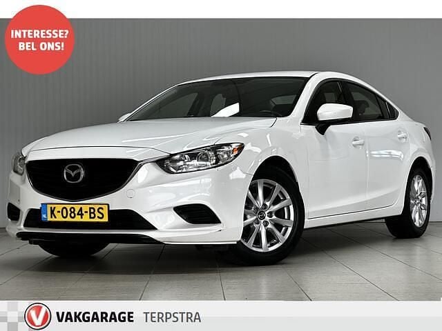 Wit Gebruikt 2017 Mazda 6 Sedan | € 13.995 (Super prijs) - Afbeelding 1/4