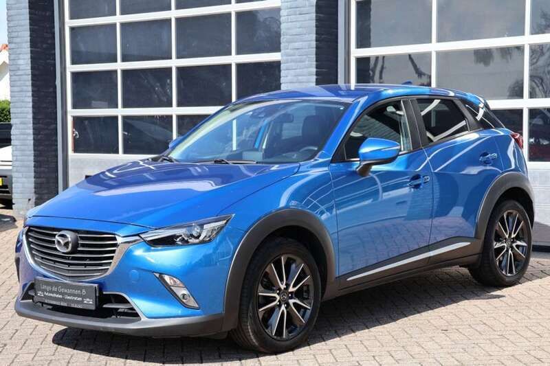 Blauw, metallic lak Gebruikt 2017 Mazda CX-3 SUV | € 15.850 (Eerlijke prijs) - Afbeelding 1/4