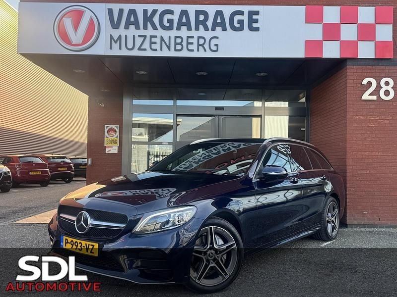 Blauw Occasion 2018 Mercedes C200 Business Stationwagen | € 26.945 (Eerlijke prijs) - Afbeelding 1/4