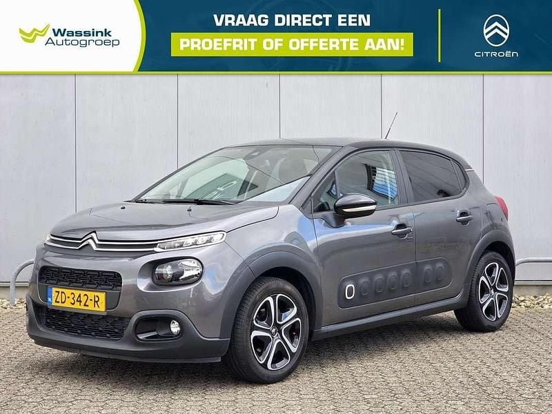 Grijs Gebruikt 2019 Citroën C3 Feel Hatchback | € 9.540 (Goede deal) - Afbeelding 1/4