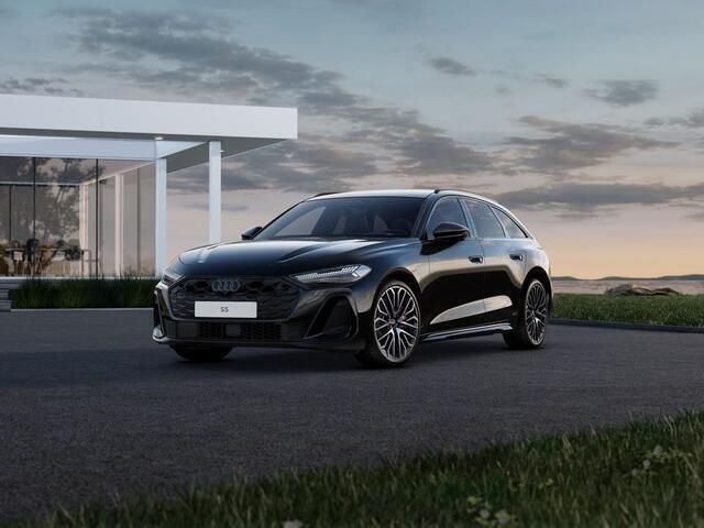 Nieuw Audi S5 Ambiente 368 PK (270 kW) 2025 Zwart, metallic lak Stationwagen